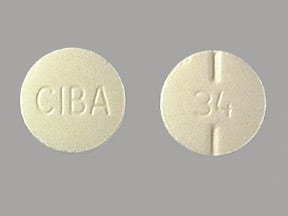 CIBA 34     Ritalin 20 mg