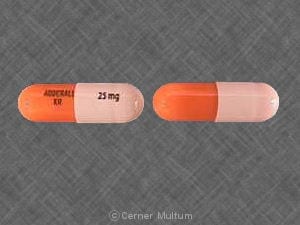 ADDERALL XR 25 mg