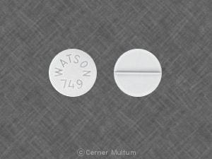 Acetaminophen and Oxycodone 325 mg / 5 mg (WATSON 749)