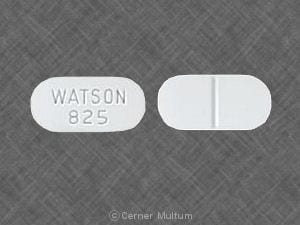 Acetaminophen and Oxycodone 650 mg /10 mg (WATSON 825)