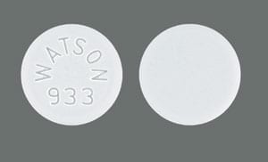 Oxycodone 325 mg / 7.5 mg (WATSON 933)