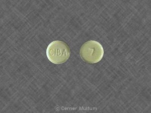 Ritalin 5mg    CIBA 7